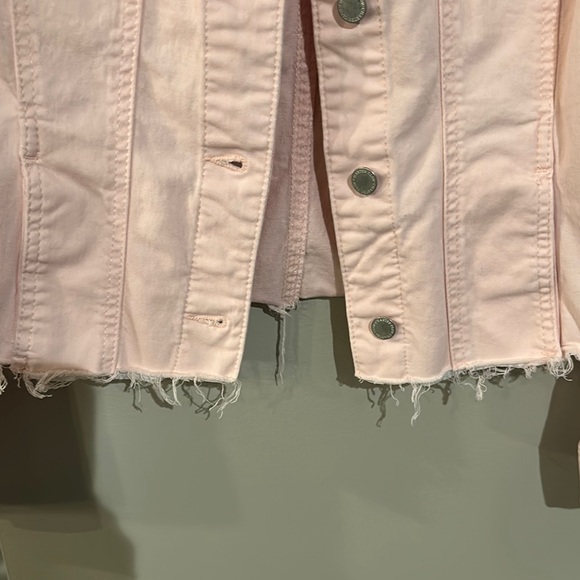 Women's Pink Denim Jacket - Picture 4 of 4